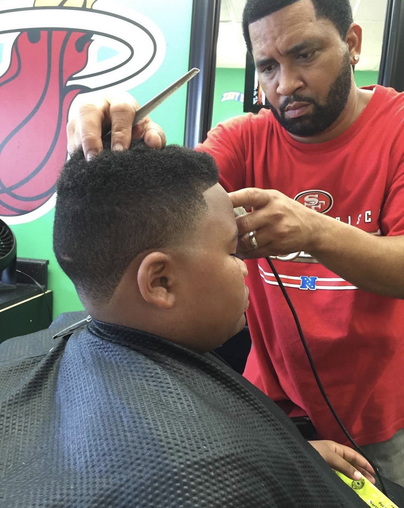 Kids haircut