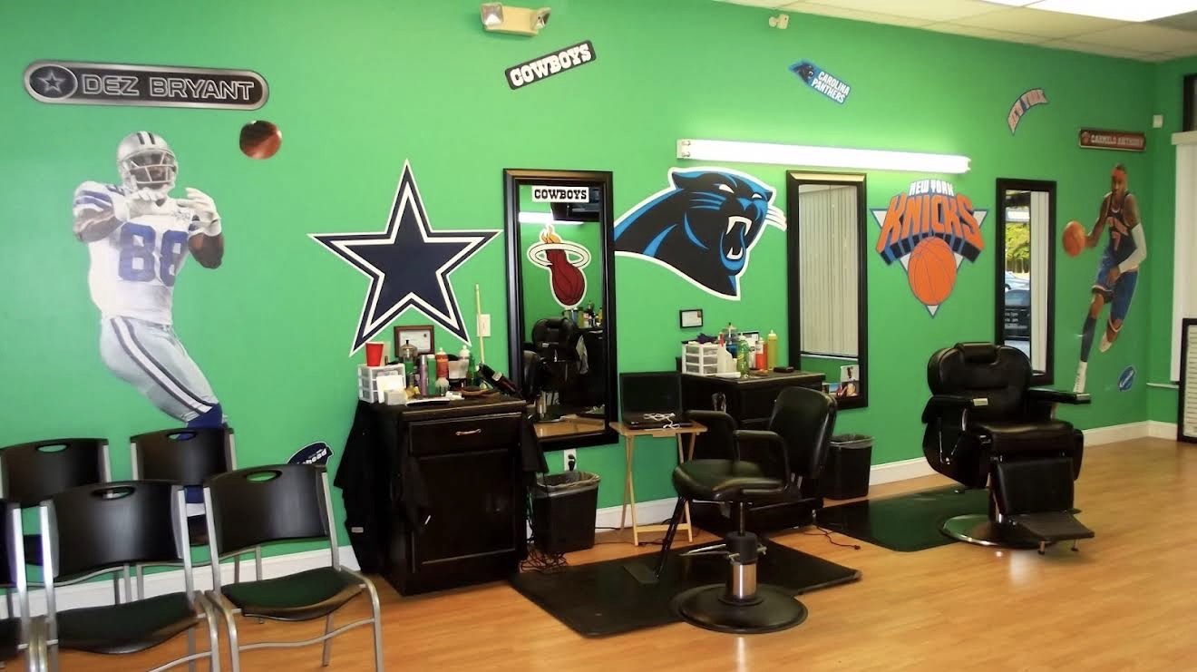 Barbershop interior